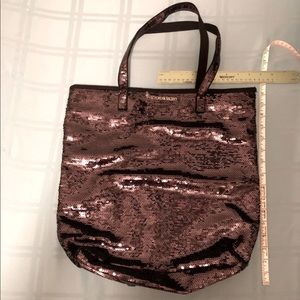 Victoria’s Secret Tote Bag Black Sequence